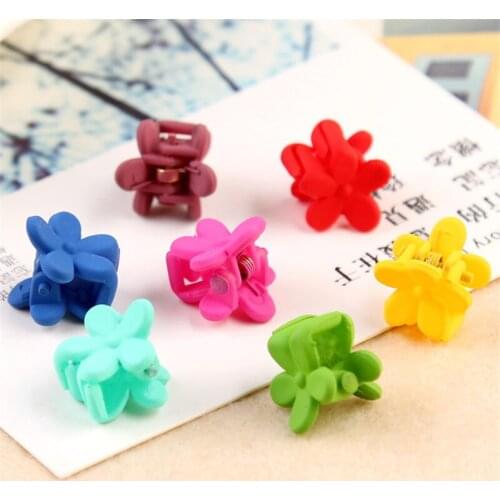 20pcs Cute hot Girls' Hair Clips Children Snap Hair Clip Hair Accessories Safe Hairpins For Kids Girl Color cross bangs clip