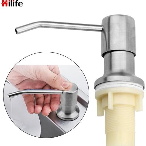 HILIFE 300ml Liquid Soap Dispenser Bathroom Kitchen Soap Dispenser For Sink Detergent Liquid Hand Wash