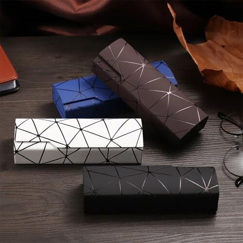 1Pc Glasses Box Men Women Reading Glasses Case Sunglasses Box Eyewear Protector Simple Storage Box Case Eyewear Accessories