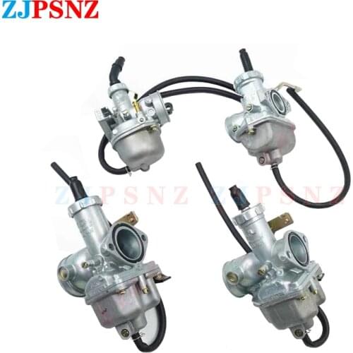 Motorcycle Carburetor PZ16 PZ19 PZ26 PZ27 PZ30 Hand Cable Chock Carb For 50cc-250cc Motorcycle Dirt Bike ATV Quad Go Kart