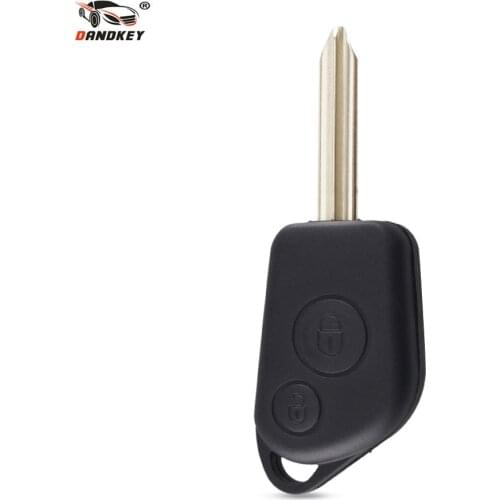 Dandkey 2 Buttons Remote Key Shell Case Uncut Blade For Citroen Elysee Saxo Xsara Picasso Berlingo Replacement Auto Car Styling