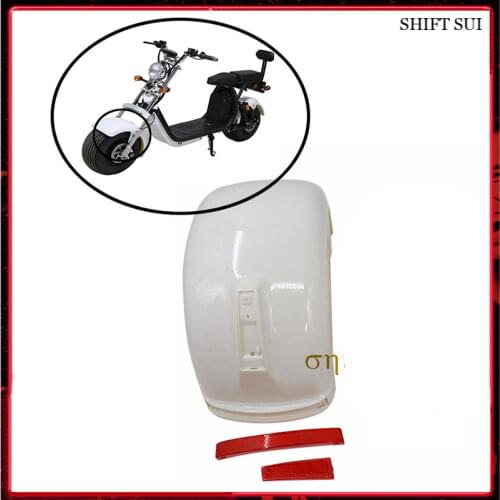 225/55-8 ,18x9.50-8 ,225/40-10 Front or Rear Fender Plastic Shell With Tail Light Fender For Citycoco Electric Scooter