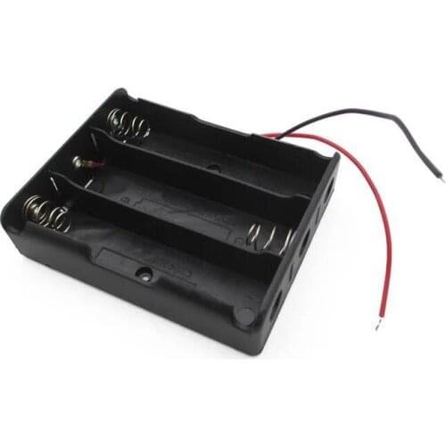 18650 Battery Holder Plastic Battery Holder Storage Box Case for 3x18650 DIY Robot Toy Part