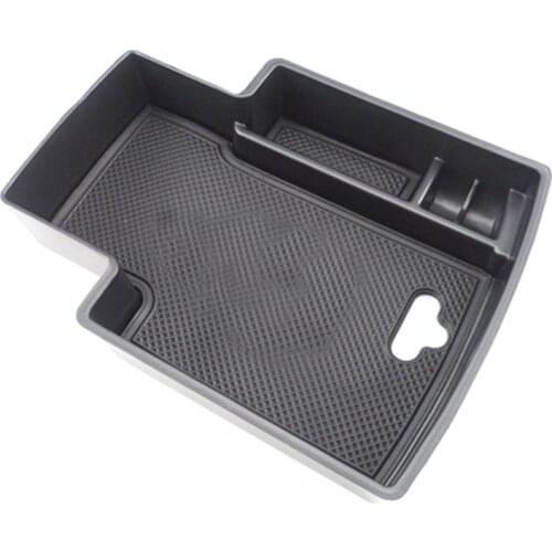 Car Interior Armrest Secondary Storage Center Console Organizer Box For Audi A4 A5 B8 S5 2009-2016 Auto Accessories