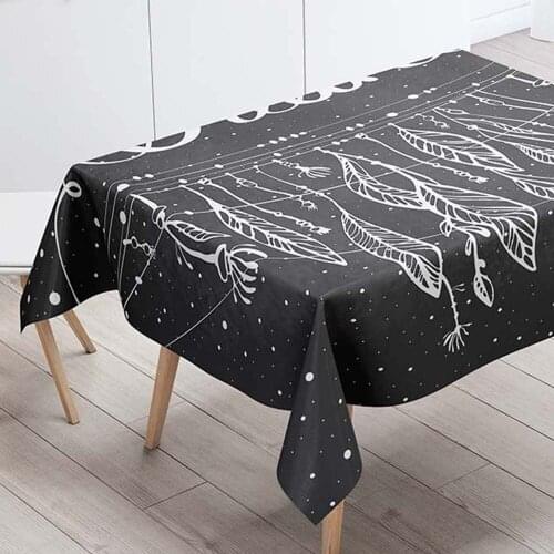 Rectangular Tablecloths Decorative Table Cover 3D Printing Dreamcatcher Dining Table Cloth