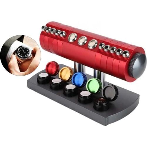 Wristwatch Repair Kit Oiler Oil Pin Needle Dish Jar Organizer Watchmaker