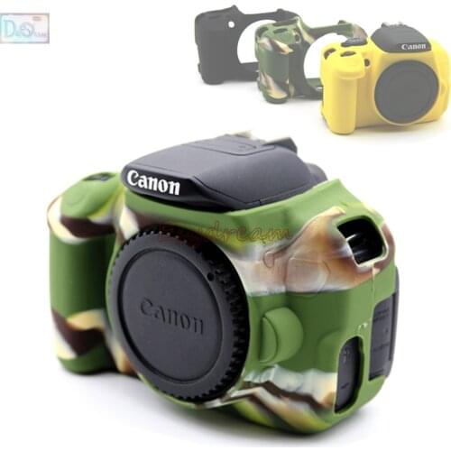 Rubber Silicon Case Body Cover Protector Soft Frame Skin for Canon EOS 650D 700D Kiss X6i X7i Rebel T4i T5i Camera