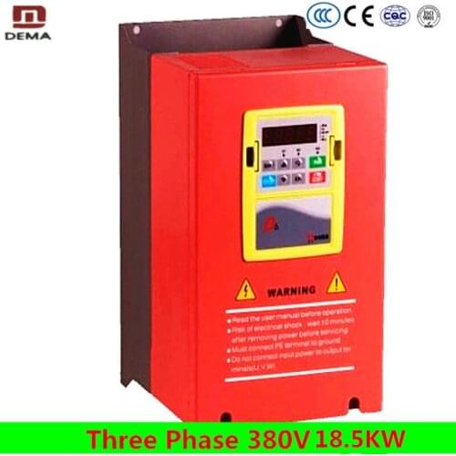 DEMA D6B Series Vector Control 380V 3 Phase VFD 18.5KW High Power Variable Frequency Inverter Speed Drive For AC Electric Motor
