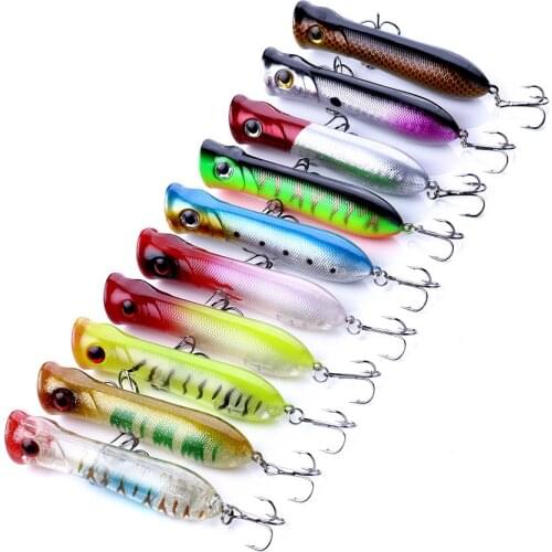 High quality 1PCS 11g/8cm Poppers Fishing lure top water pesca fish lures wobbler isca artificial hard bait Topwater swimbait