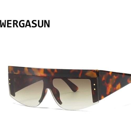 WERGASUN Rimless Sunglasses Women 2020 New Squre Steampunk Sun Glasses Vintage Glasses Eyewear UV400 Oculos