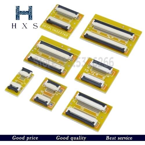 2PCS FPC FFC Flexible Flat Cable Extension Board 4 8 10 14 20 30 40 45 50 54 60PIN AWM 20624 20706 20861 105C 60V VW-1 Connector