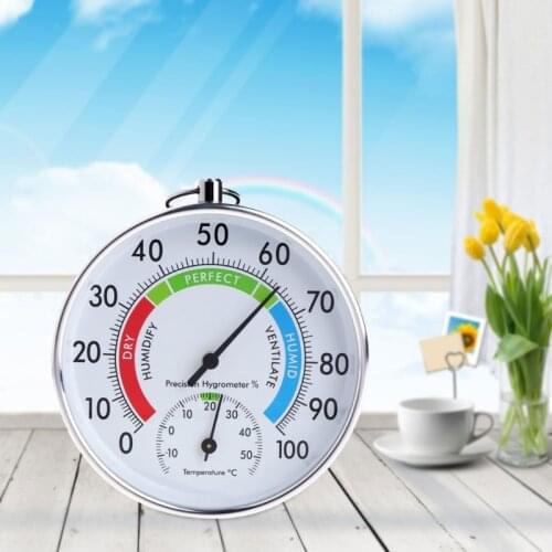 Temperature and Humidity Analog Indicator Indoor Outdoor Thermometer Hygrometer