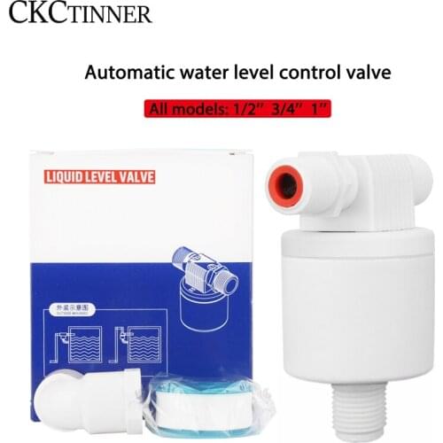 1/2'' 3/4'' 1'' Floating Ball Valve Automatic Float Valve Water Level Control installed Outside Tower Tank Liquid Level Switch