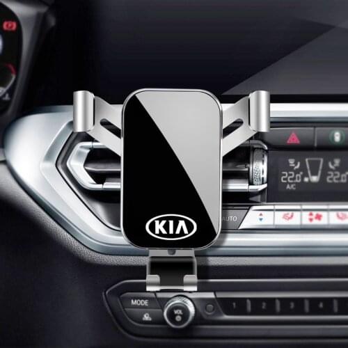 1Pcs Car Phone Holder 360 Rotation Bracket Car vent Stand Accessories For KIA Sportage Ceed Rio Picanto Sorento Soul Cerato K9