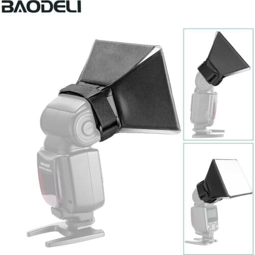 BAODELI Mini Camera Light Difusor Flash Softbox Speedlight Diffuser Neewer For Canon Sony Nikon D3500 Accessories Photography