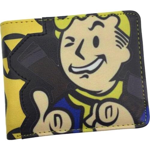 Free Shipping Game Fallout Wallet for Young With Card Holder Dollar Price
