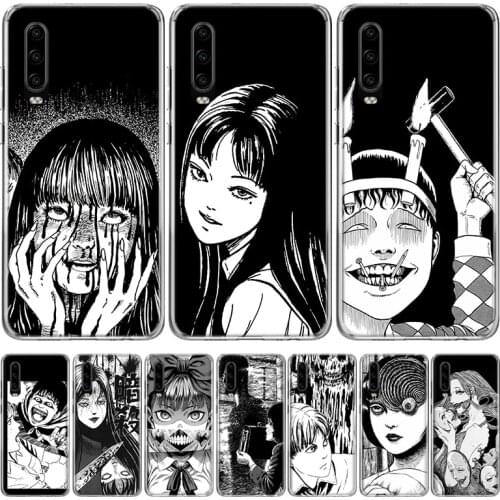 Junji Ito Terror Horror Anime Phone Case for Huawei P40 P30 P20 Mate 30 20 10 Pro P10 Lite P Smart Z + 2019 Gift Coque Cover Cap