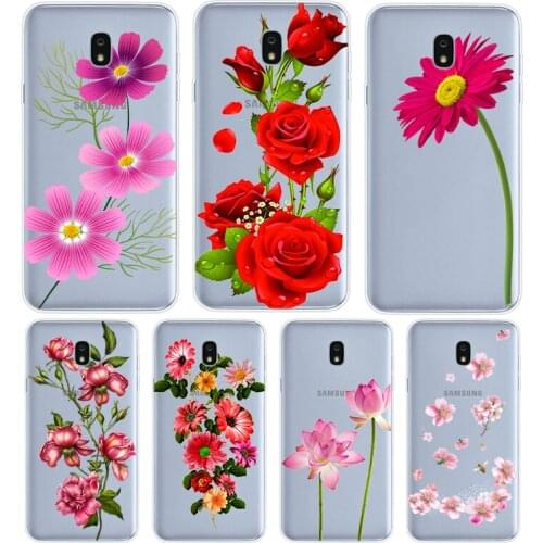 Love Fresh Flowers For Samsung Galaxy J8 J7 Duo J6 J5 Prime J4 Plus J3 J2 Core 2018 2017 2016 Phone Case Cover