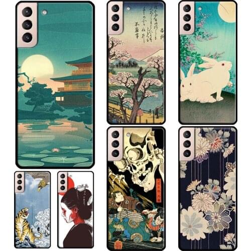 Japanese Style Art Japan Case For Samsung Galaxy S20 FE S9 S8 S10 S20 Plus Note 10 Note 20 S21 Ultra Phone Cover