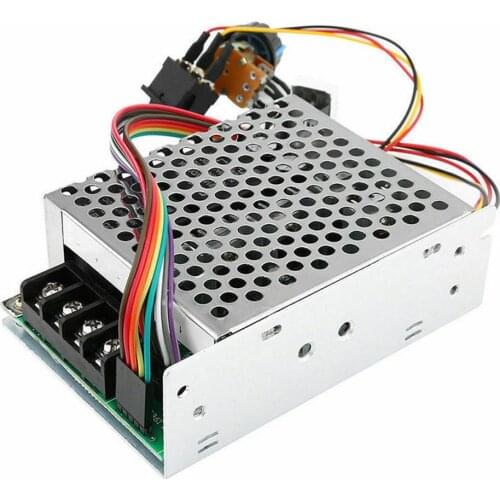 DC10-55V 12V 24V 36V 60A PWM Motor Speed Controller CW CCW Reversible Switch Set Motors governor