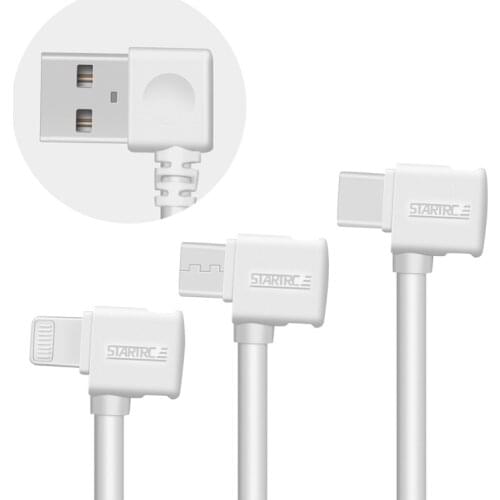 Remote Control Data Cable Line 15CM USB to IOS Lightning Type-C Micro For FIMI X8 SE 2020 Drone RC Transmitter Accessories