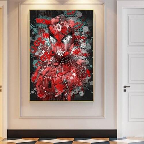 Superhero Anime Canvas Painting Spiderman Wall Art Picture Print Home Decoration Wall Poster Living Room Decor Mural