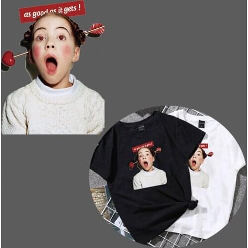 Cupid Beauty Girl Iron Stickers Patches for Clothing Lovely Heat Transfers for T-shirt Hoodie Clothes Diy Decoration Applique