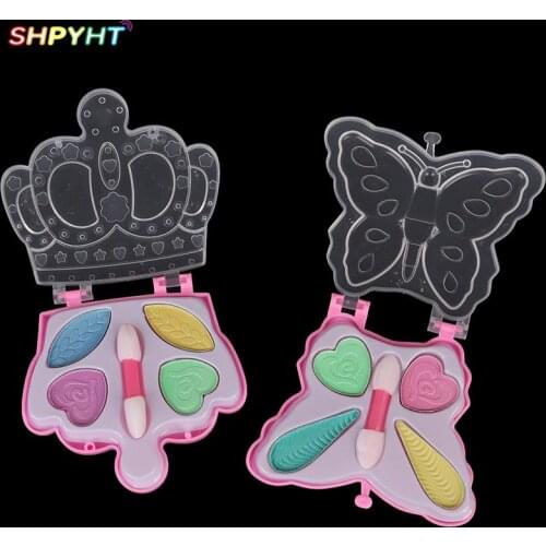 Hot! Fun Girls Non-Toxic Harmless Cosmetics Toys Set Cosmetic Eyeshadow Blushes Toy Model For Children Gift