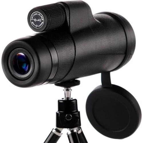 10X42 12X50 large eyepiece single telescope high magnification hd