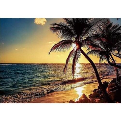 Diamond painting kit, 5D embroidery painting kit for gem cross stitch crafts, landscape mosaic, 3D, gift with round diamond