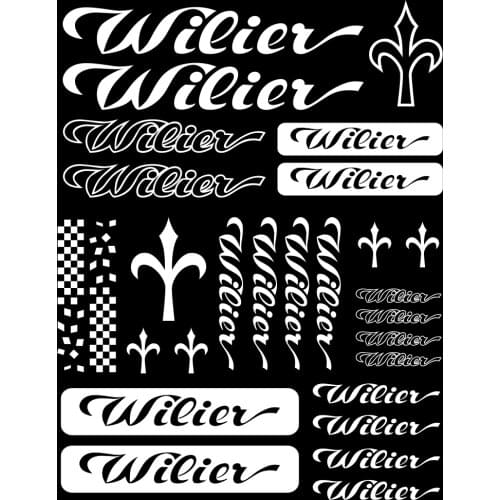 28 Pcs Compatible for Wilier Stickers Bike Stickers Bike MTB BCD BIKE 32cm*41cm