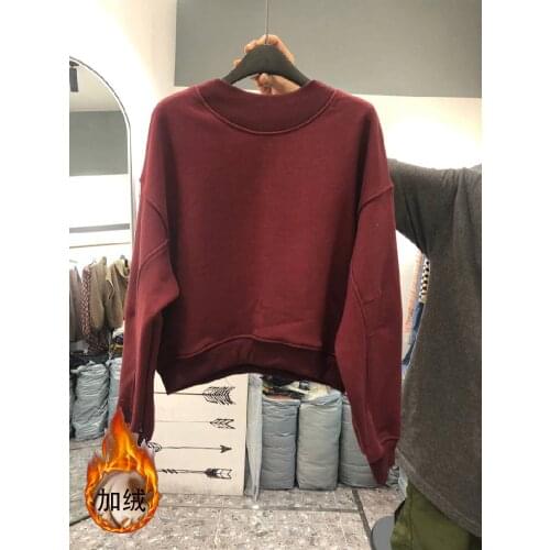 New Hoody Womens Tracksuits Hooded Sweatshirts 2021 Autumn Winter Fleece Oversize Hoodies Solid Jackets Sweatshirt Women Fleeces