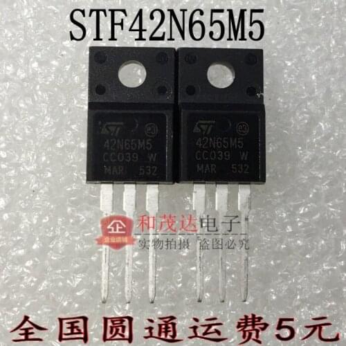 Original New 2pcs / 42N65M5 STF42N65M5 33A 650V ST TO-220F TO220F