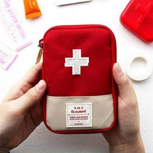Portable Storage Bag First Aid Emergency Medicine Bag Outdoor Pill Survival Organizer Emergency Kits Package Travel Accessories