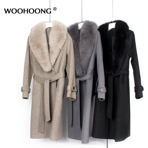 WOOHOONG Women's Cashmere Coats