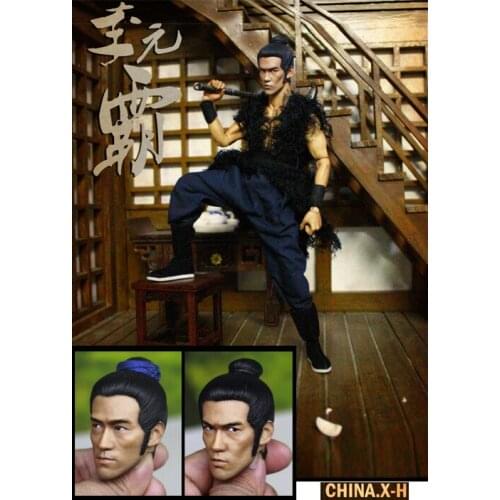 1/6 CHINA X-H COOL CHINA Bruce Lee series Dual-roles Ancient costume version figure toys
