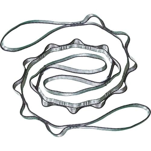 1 Pair Yoga Stretch Belts Yoga Daisy Chain Yoga Hammock Aerial Swing Sling Strap Stretching Outdoor Camping Extension Rope