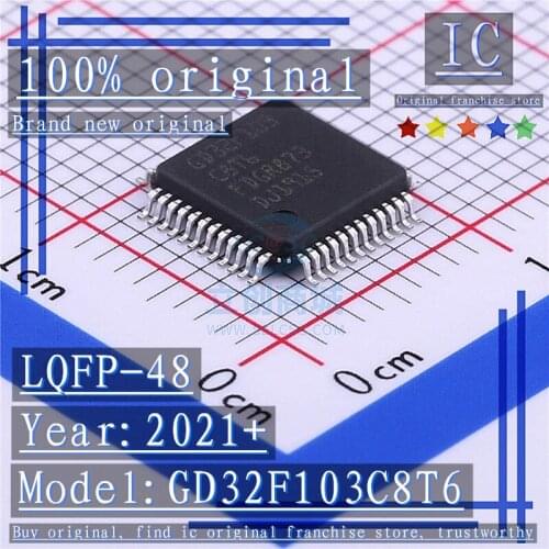 2021+ 100% Brand new original 1PCS-5PCS GD32F103C8T6 LQFP-48 Microcontroller chip