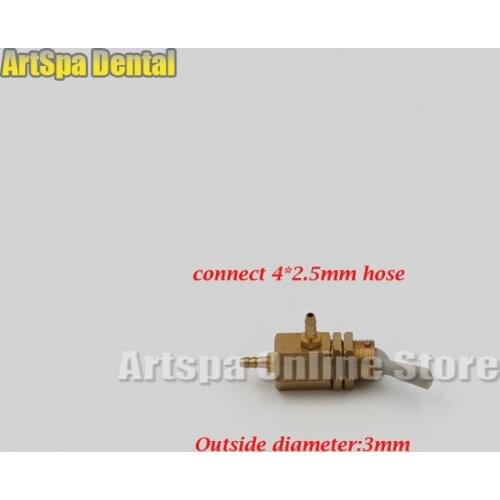 5 PCS Dental Chair Unit Main Air Switch 3mm Copper Connector main air valve High Quality