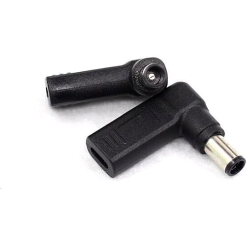 Laptop Power Adapter Connector Dc Plug USB Type C Female to Universal Male Jack Converter for Lenovo for Asus Notebook Charger