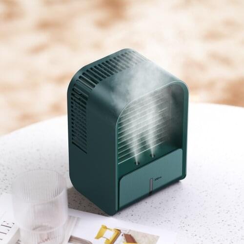 Summer Rechargeable Wirelss Air Cooler Humidifier USB Aroma Diffuser for Home Office Desktop Air Conditioner Mist Fan Humidifier