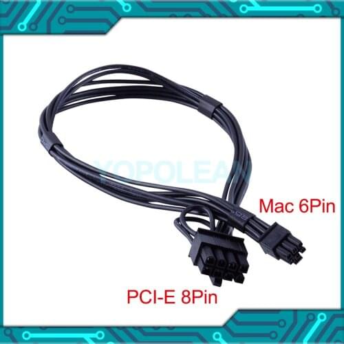 5Pcs/lot PCIe Video Card Power Cable For Apple Mac Pro Mini 6Pin to 8Pin