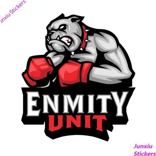 No Easy Rounds Pit Bull JDM Refit Car Sticker Vinyl Graffiti Animal Auto Decal Window Decoration CARCamper Assessoires KK13x7cm