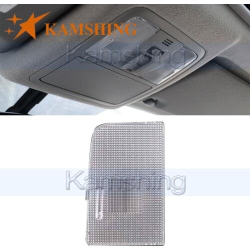Kamshing For Toyota RAV4 2009 2010 2011 2012 2013 Car Interior Reading Light Cover Roof Dome Light Lid Hood glass lens