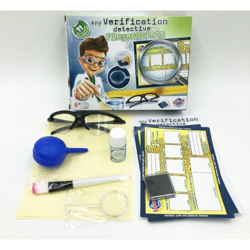 Stem Junior Students DIYToy Set Science and Education Series Fingerprint Exploration Science Experiment Physics Small Production