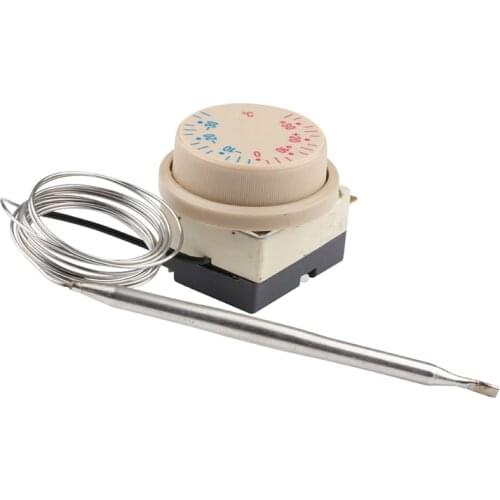 -35 C to +35 Celsius Degrees Mechanical Dial Thermostat 3 Pins Adjustable Tempering Switch Normally Closed