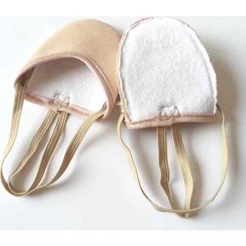 Factory Original Girls Art Gymnastics Toe Shoes Belly Dance Body Training Soft Half Foot Shoes Import Thicken Velvet Toe Shoes