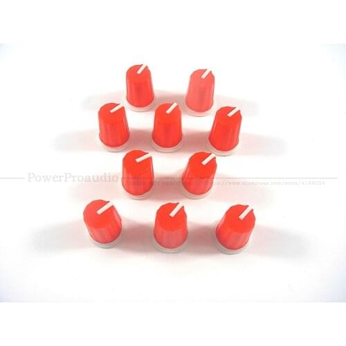 10pcs/lot EQ Cap Equalizer Knob / High School Bass Pot Knob Cap for Pioneer DJ MIXER DJM djm-2000 900 850 750 700 800 Red Color