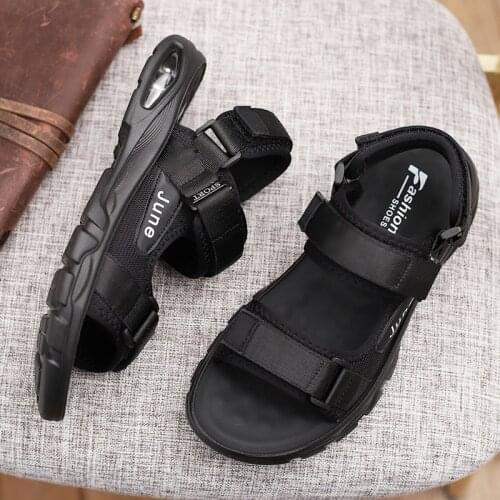 Sports sandals mens 2021 new summer classic soft soled breathable sandals casual non slip sandals