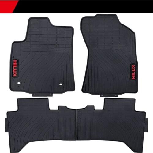 Special Carpets Waterproof Rubber Car Floor Mats for Left Hand Steering LHD Right Steering Wheel RHD Toyota Hilux REVO VIGO